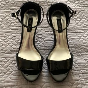White House Black MarketPatent leather wedge heals